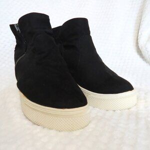 Universal Thread Microsuede platform wedge sneakers